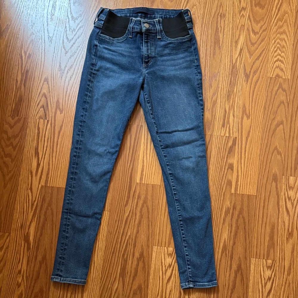 Joe's MaternityJeans Dark Blue Mid Rise Skinny Ankle Jeans